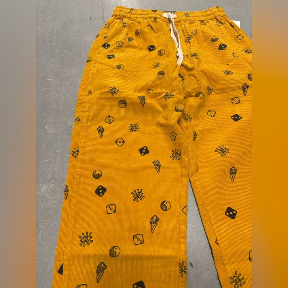 Yellow Patterned Pants - image 3